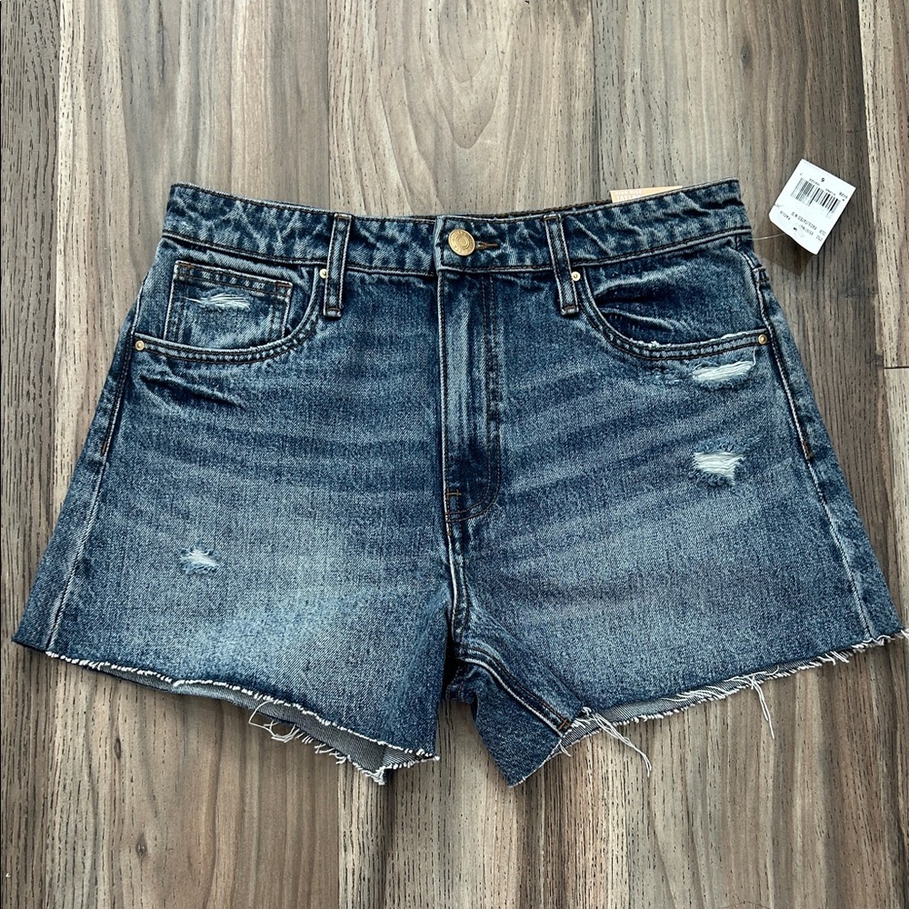 Kut from the Kloth Distressed Blue Jean Shorts